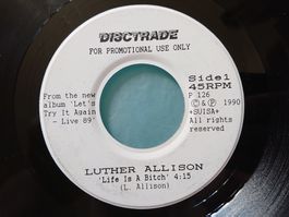 Promo Copy ! LUTHER ALLISON - Life Is A Bitch (Single, 1990)